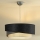 Duolla - Luster na sajli KOBO 1xE27/15W/230V pr. 45 cm antracit/sivo/bela
