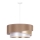 Duolla - Luster na sajli KOBO 1xE27/15W/230V pr. 45 cm bež/zlatna/bela