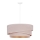 Duolla - Luster na sajli KOBO 1xE27/15W/230V pr. 45 cm kremasta/zlatna