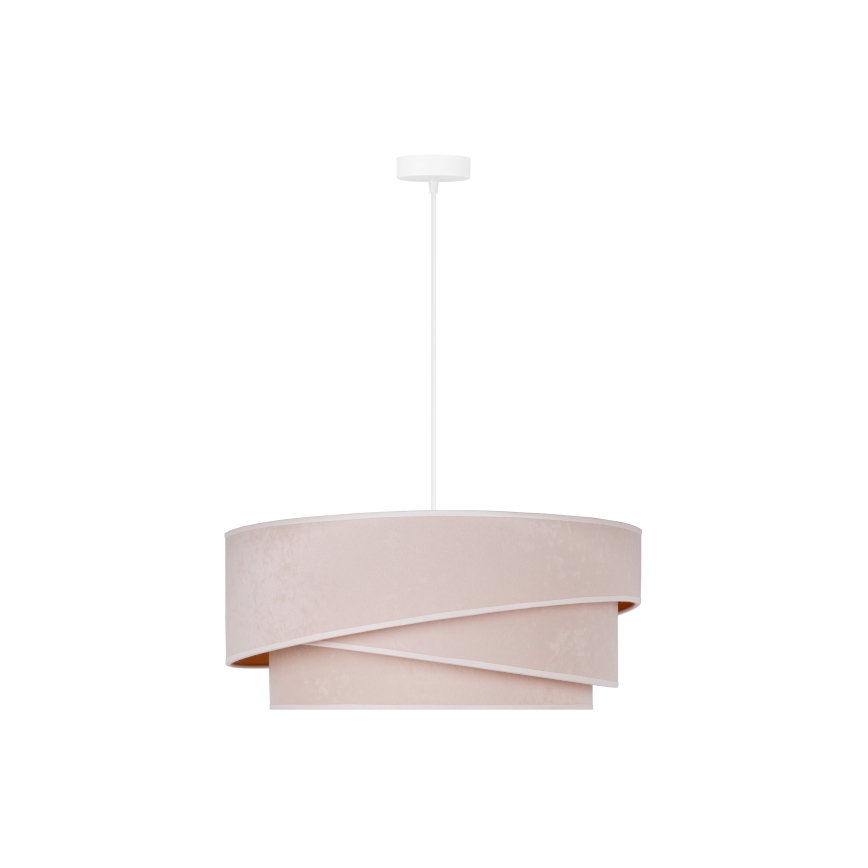 Duolla - Luster na sajli KOBO 1xE27/15W/230V pr. 45 cm kremasta/zlatna