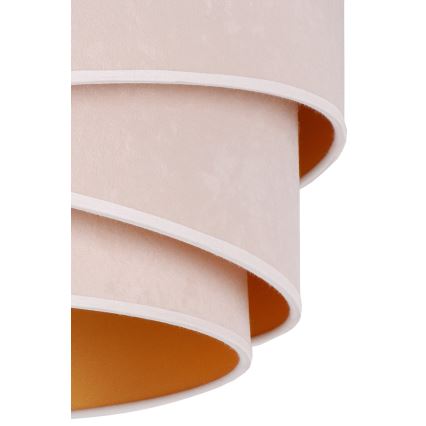 Duolla - Luster na sajli KOBO 1xE27/15W/230V pr. 45 cm kremasta/zlatna