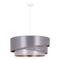 Duolla - Luster na sajli KOBO 1xE27/15W/230V pr. 45 cm srebrno/zlatna
