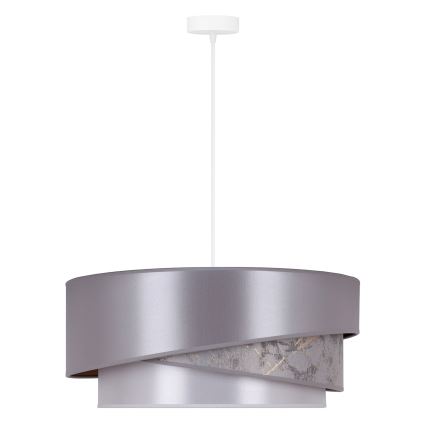 Duolla - Luster na sajli KOBO 1xE27/15W/230V pr. 45 cm srebrno/zlatna