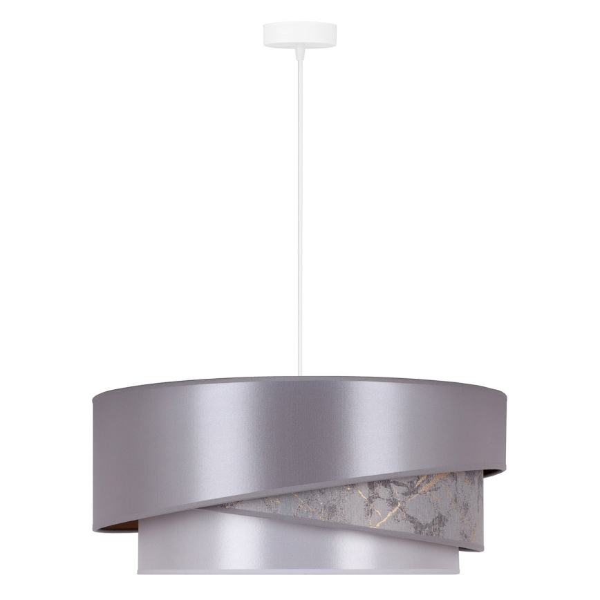 Duolla - Luster na sajli KOBO 1xE27/15W/230V pr. 45 cm srebrno/zlatna