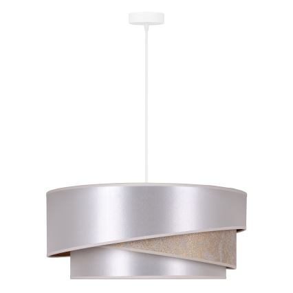Duolla - Luster na sajli KOBO 1xE27/15W/230V pr. 45 cm srebrno/zlatna