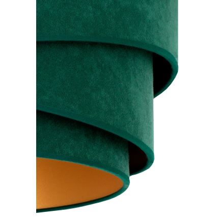 Duolla - Luster na sajli KOBO 1xE27/15W/230V pr. 45 cm zelena/zlatna