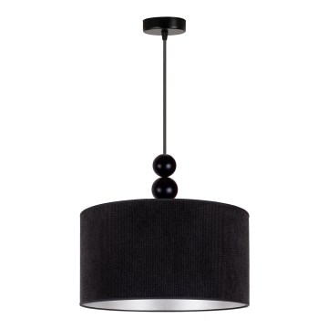 Duolla - Luster na sajli LYON 1xE27/15W/230V pr. 40 cm crno
