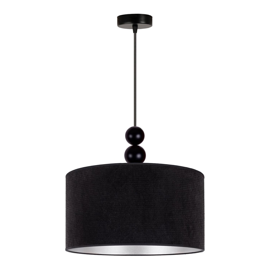 Duolla - Luster na sajli LYON 1xE27/15W/230V pr. 40 cm crno