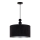 Duolla - Luster na sajli LYON 1xE27/15W/230V pr. 40 cm crno