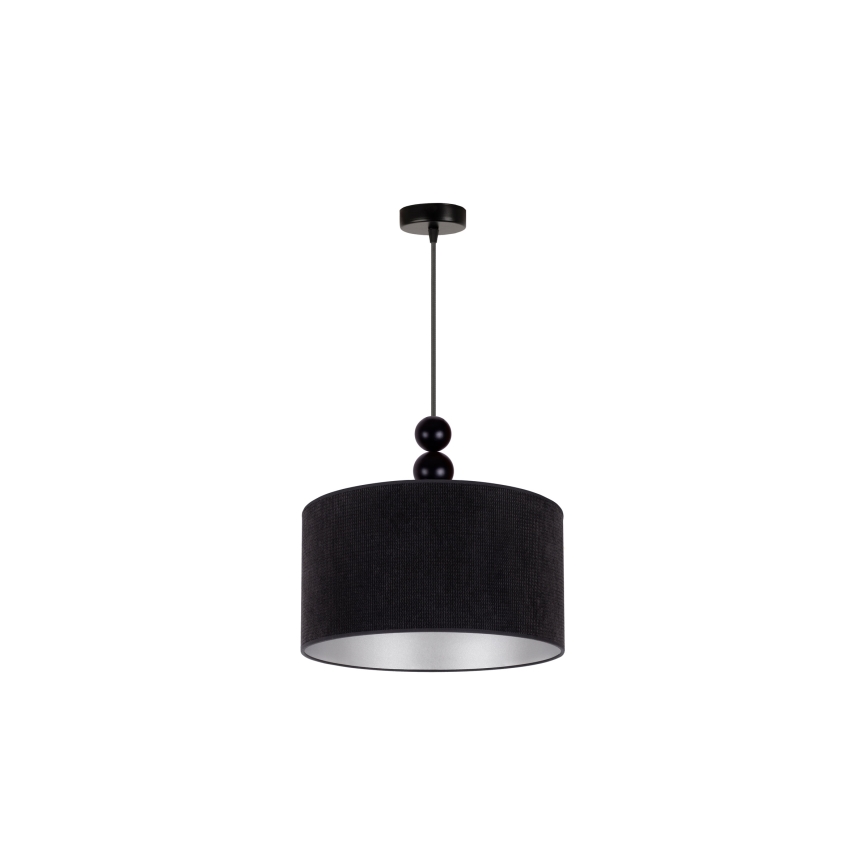 Duolla - Luster na sajli LYON 1xE27/15W/230V pr. 40 cm crno