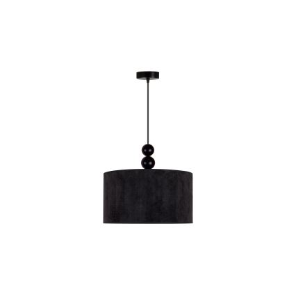 Duolla - Luster na sajli LYON 1xE27/15W/230V pr. 40 cm crno