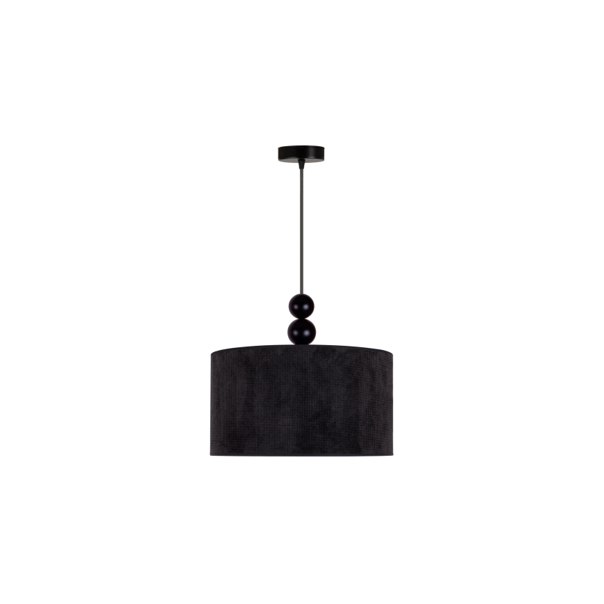 Duolla - Luster na sajli LYON 1xE27/15W/230V pr. 40 cm crno