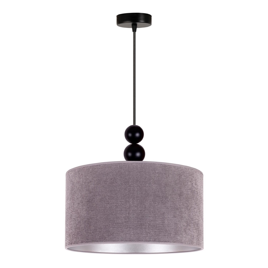 Duolla - Luster na sajli LYON 1xE27/15W/230V pr. 40 cm sivo