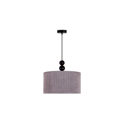 Duolla - Luster na sajli LYON 1xE27/15W/230V pr. 40 cm sivo