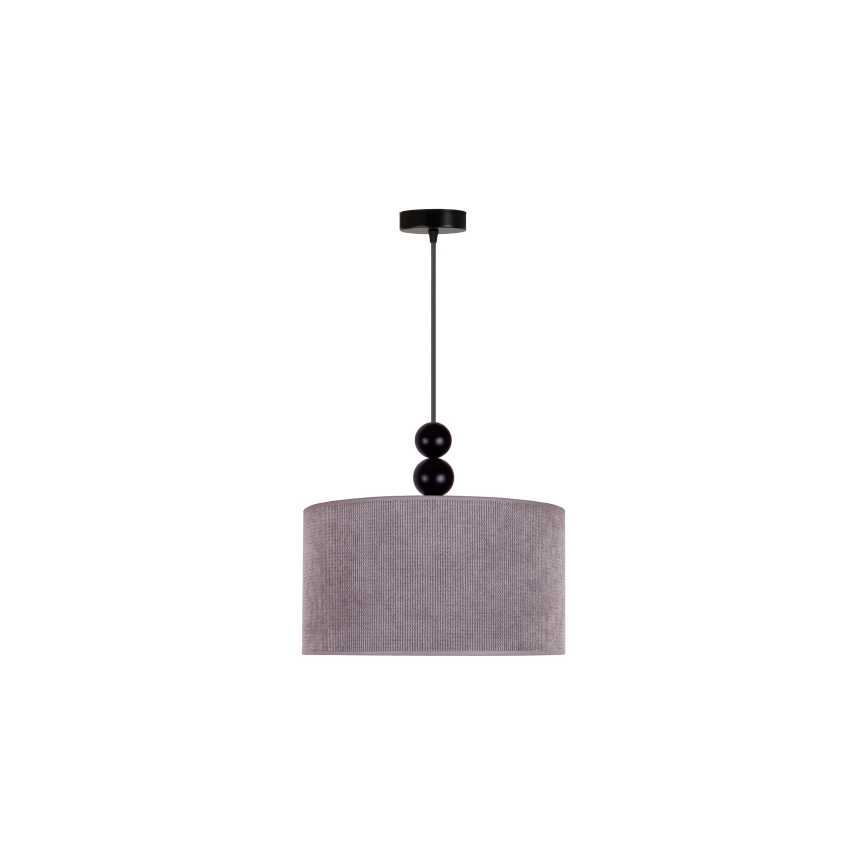 Duolla - Luster na sajli LYON 1xE27/15W/230V pr. 40 cm sivo