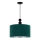Duolla - Luster na sajli LYON 1xE27/15W/230V pr. 40 cm zelena