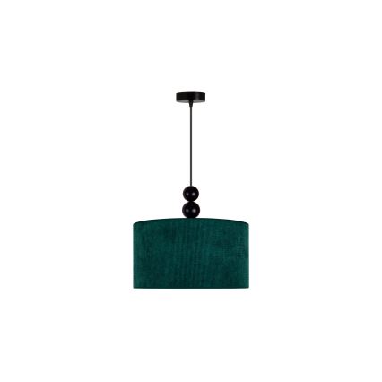 Duolla - Luster na sajli LYON 1xE27/15W/230V pr. 40 cm zelena