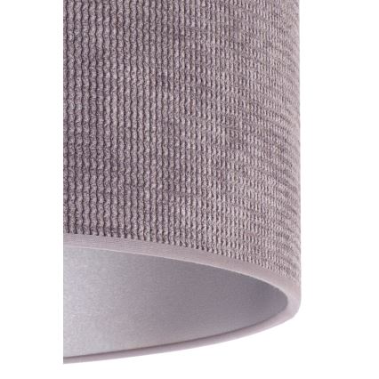 Duolla - Luster na sajli LYON 1xE27/15W/230V prečnik 40 cm siva