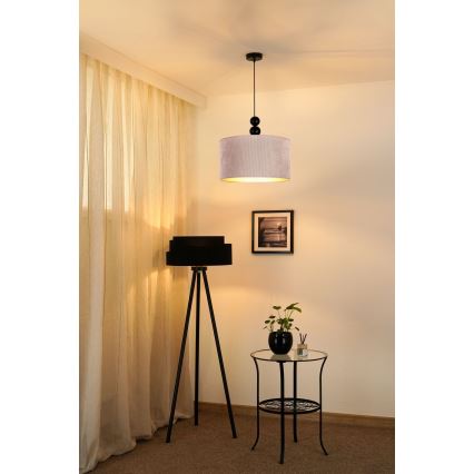 Duolla - Luster na sajli LYON 1xE27/15W/230V Ø 40 cm bež