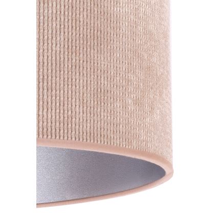 Duolla - Luster na sajli LYON 1xE27/15W/230V Ø 40 cm bež