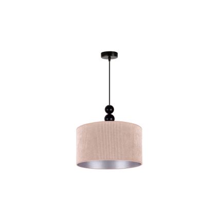 Duolla - Luster na sajli LYON 1xE27/15W/230V Ø 40 cm bež