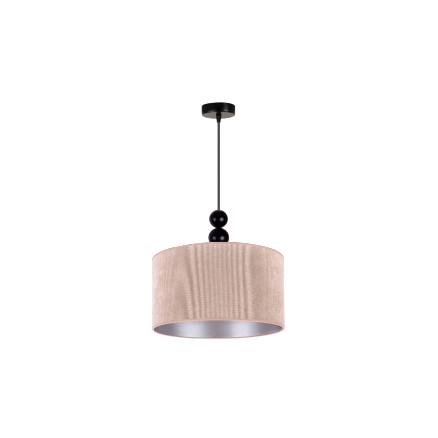 Duolla - Luster na sajli LYON 1xE27/15W/230V Ø 40 cm bež