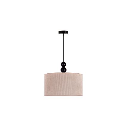 Duolla - Luster na sajli LYON 1xE27/15W/230V Ø 40 cm bež