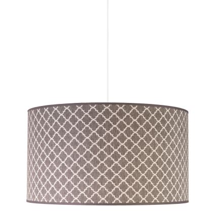 Duolla - Luster na sajli MAROKO 1xE27/40W/230V pr. 45 cm sivo