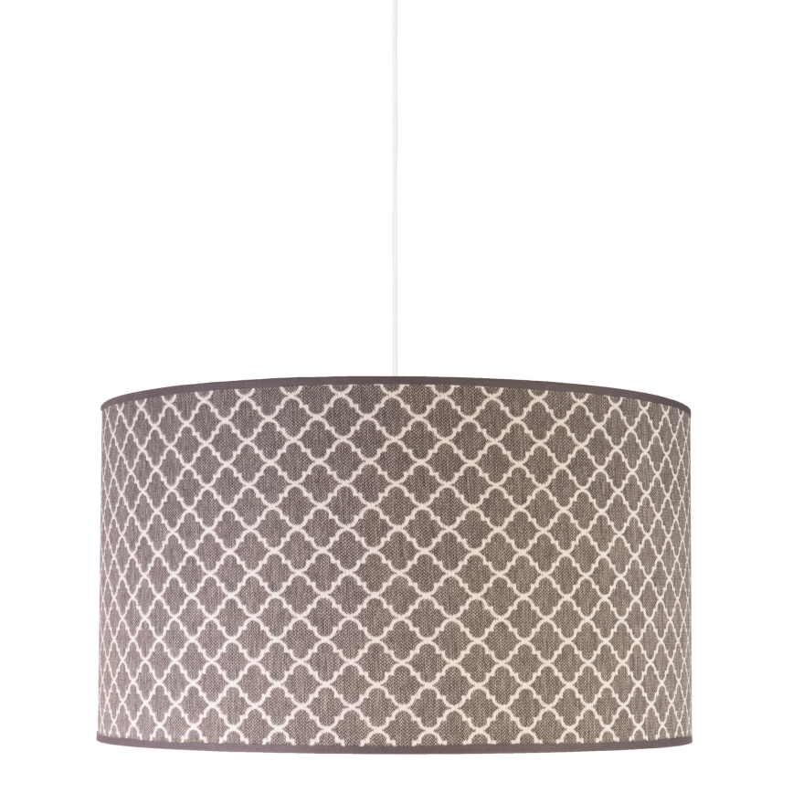 Duolla - Luster na sajli MAROKO 1xE27/40W/230V pr. 45 cm sivo
