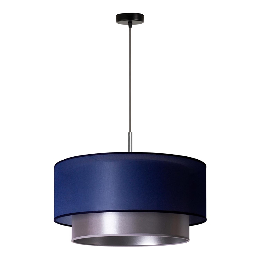 Duolla - Luster na sajli NANTES 1xE27/15W/230V pr. 45 cm plava/srebrno