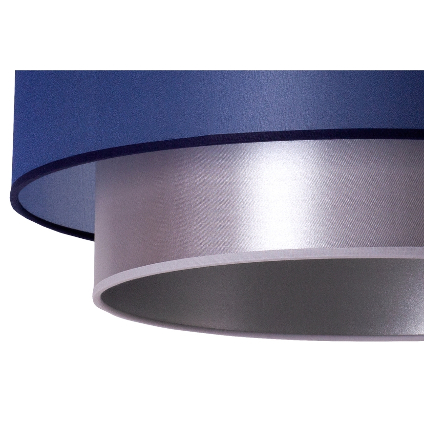 Duolla - Luster na sajli NANTES 1xE27/15W/230V pr. 45 cm plava/srebrno