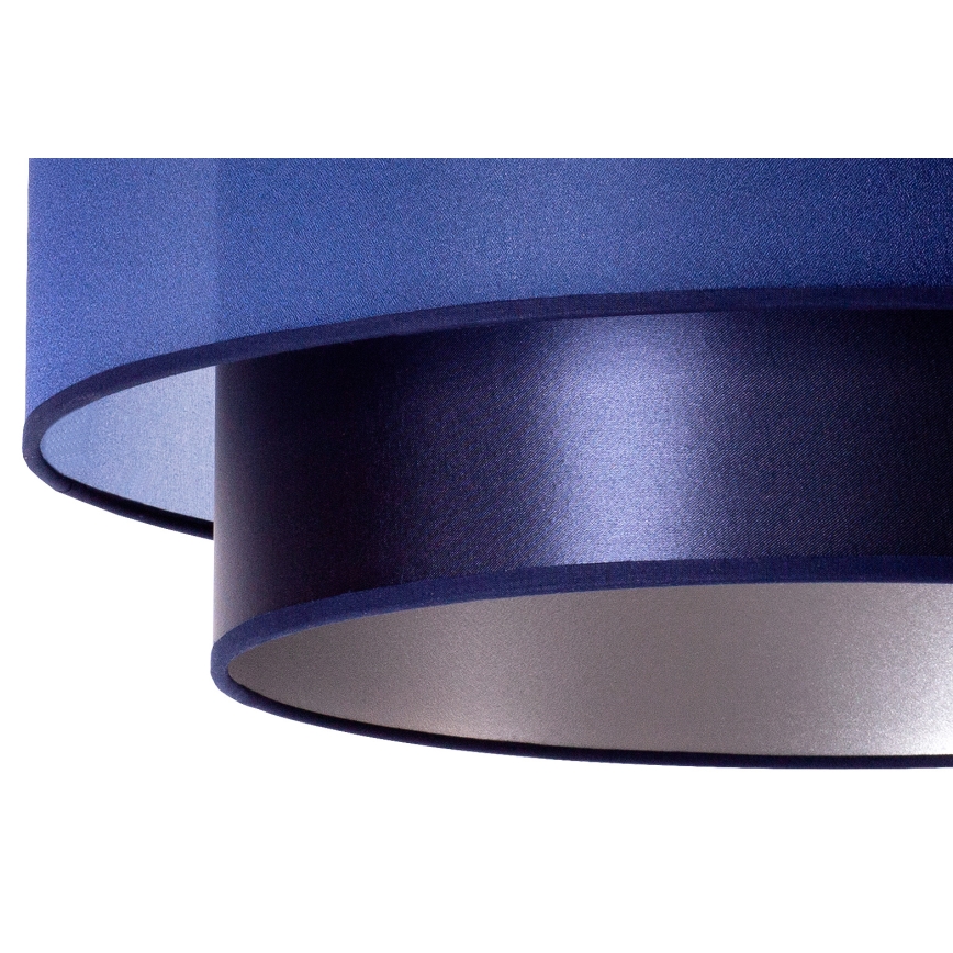 Duolla - Luster na sajli NANTES 1xE27/15W/230V pr. 45 cm plava/srebrno