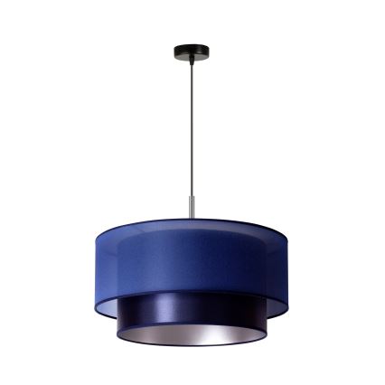 Duolla - Luster na sajli NANTES 1xE27/15W/230V pr. 45 cm plava/srebrno