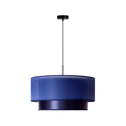 Duolla - Luster na sajli NANTES 1xE27/15W/230V pr. 45 cm plava/srebrno