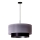 Duolla - Luster na sajli NANTES 1xE27/15W/230V pr. 45 cm srebrno/crno