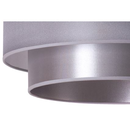 Duolla - Luster na sajli NANTES 1xE27/15W/230V pr. 45 cm srebrno