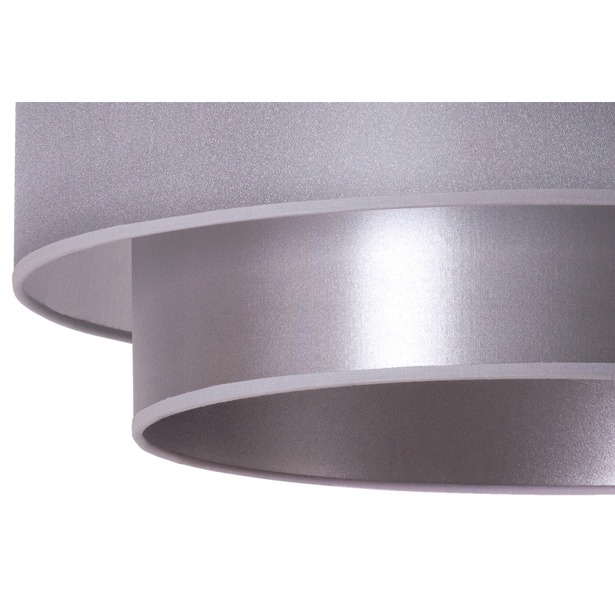 Duolla - Luster na sajli NANTES 1xE27/15W/230V pr. 45 cm srebrno