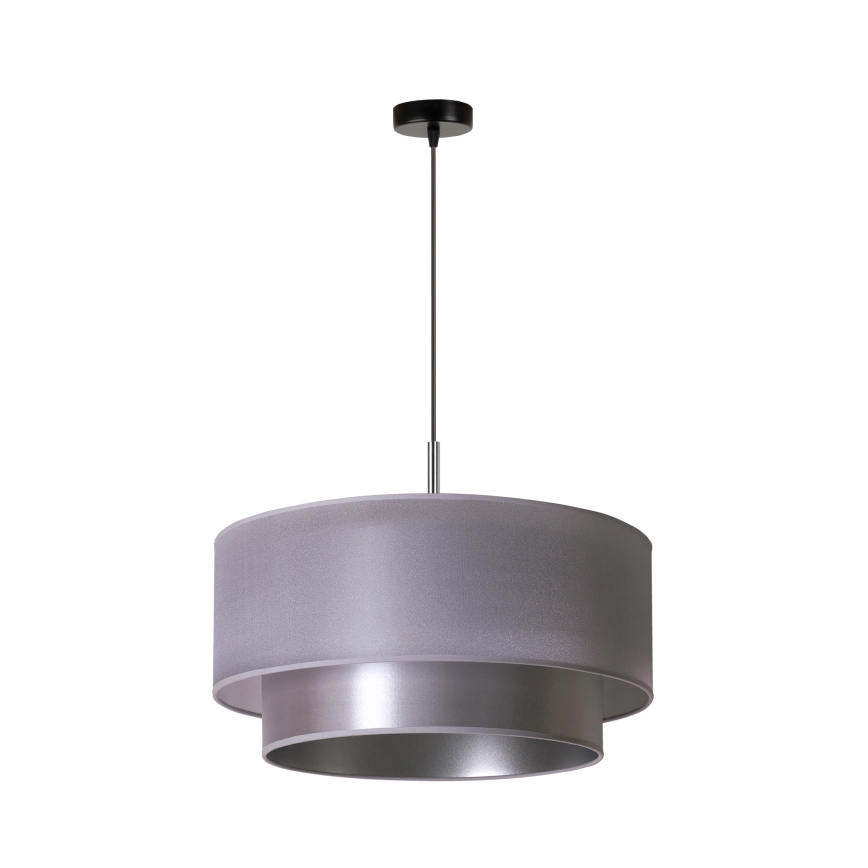 Duolla - Luster na sajli NANTES 1xE27/15W/230V pr. 45 cm srebrno