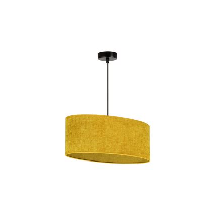 Duolla - Luster na sajli OVAL 1xE27/15W/230V braon