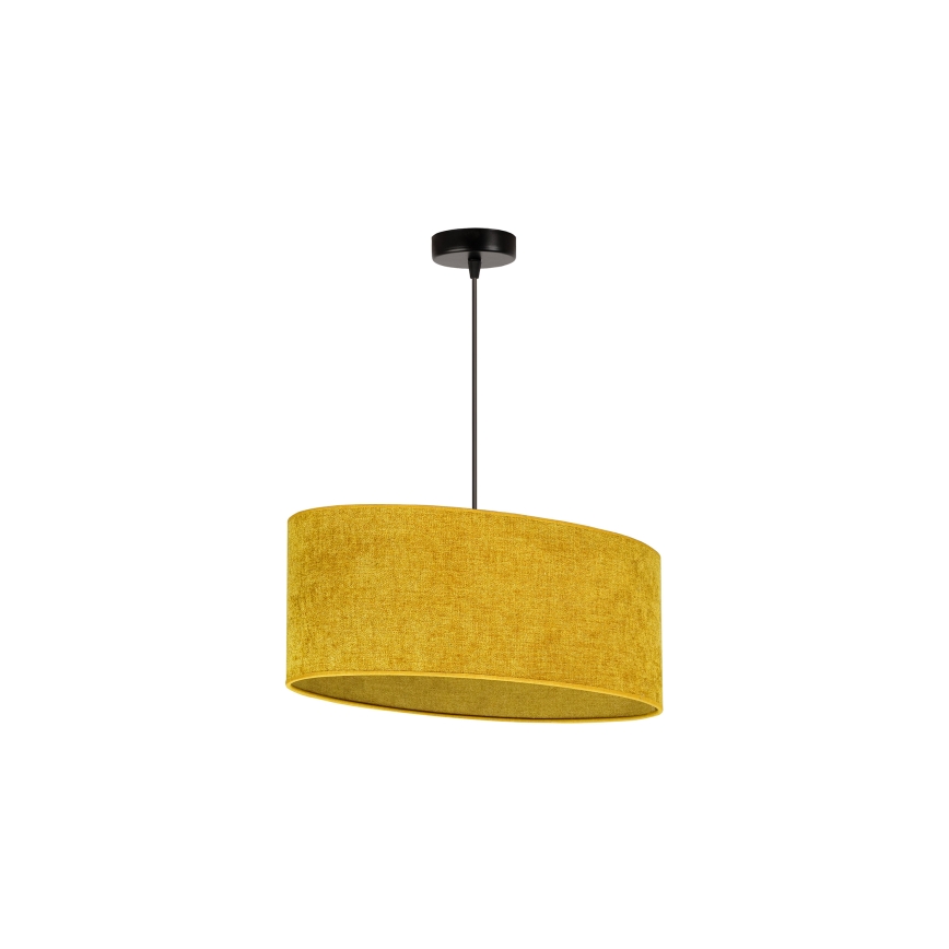 Duolla - Luster na sajli OVAL 1xE27/15W/230V braon