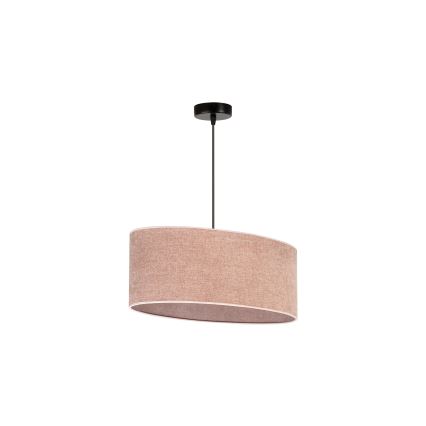 Duolla - Luster na sajli OVAL 1xE27/15W/230V roze