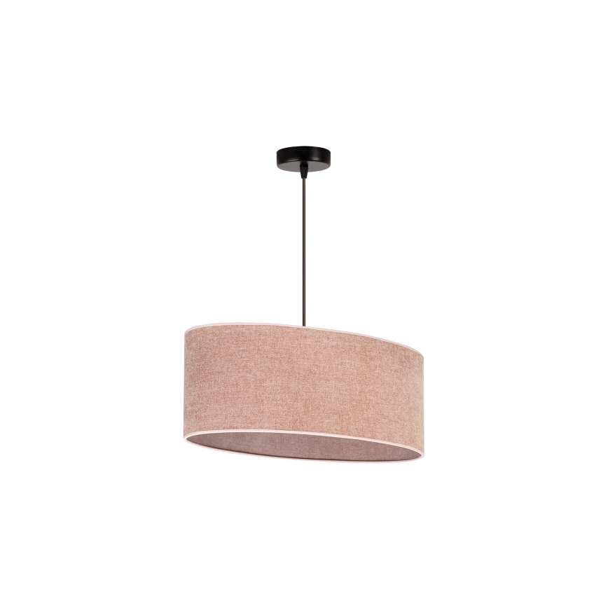 Duolla - Luster na sajli OVAL 1xE27/15W/230V roze