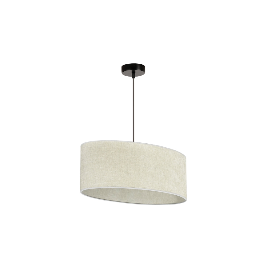 Duolla - Luster na sajli OVAL 1xE27/15W/230V sivo
