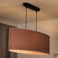 Duolla - Luster na sajli OVAL 2xE27/15W/230V roze