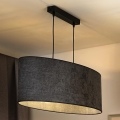 Duolla - Luster na sajli OVAL 2xE27/15W/230V sivo