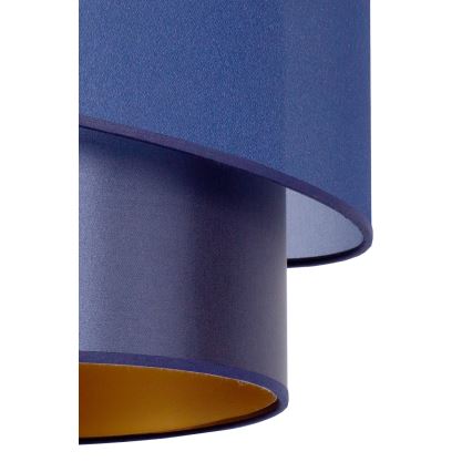 Duolla - Luster na sajli PARIS 1xE27/15W/230V pr. 40 cm plava/zlatna
