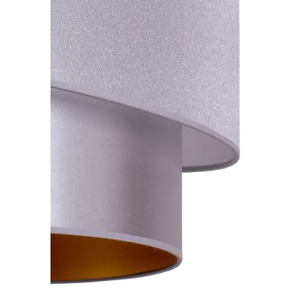 Duolla - Luster na sajli PARIS 1xE27/15W/230V pr. 40 cm srebrno/zlatna