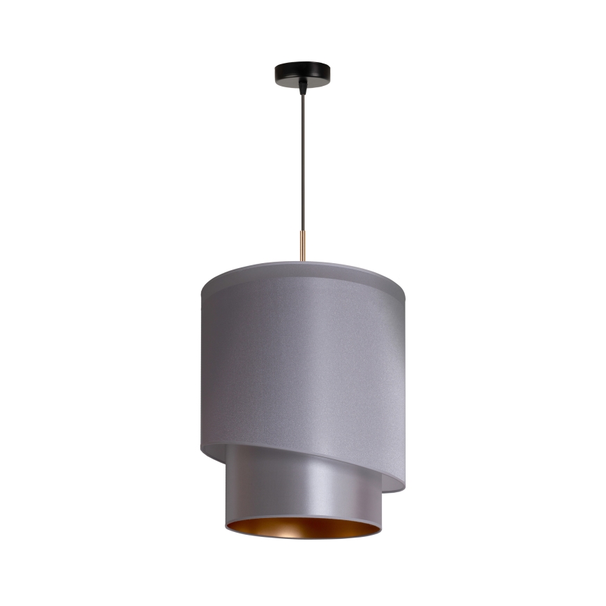 Duolla - Luster na sajli PARIS 1xE27/15W/230V pr. 40 cm srebrno/zlatna