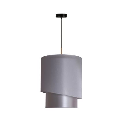 Duolla - Luster na sajli PARIS 1xE27/15W/230V pr. 40 cm srebrno/zlatna
