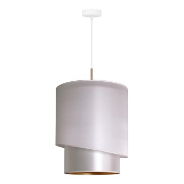 Duolla - Luster na sajli PARIS 1xE27/15W/230V pr. 40 cm srebrno/zlatna